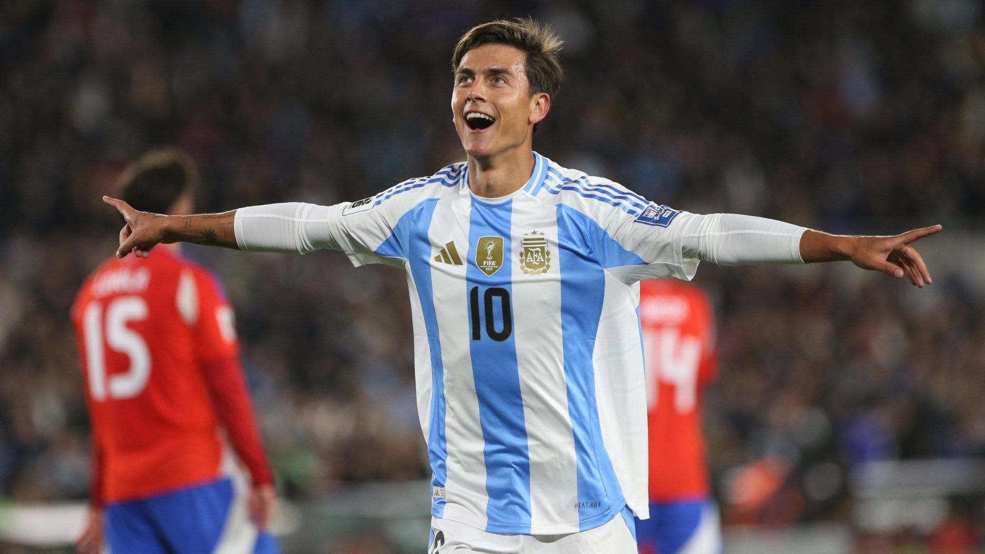 It s Leo s shirt Paulo Dybala reacts to taking Messi s No.10 jersey during injury enforced absence for Argentina Inter Miami superstar Goal